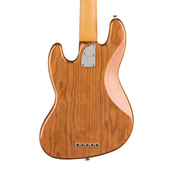 Fender American Professional II 5-String Jazz Bass Electric Guitar, Maple FB, Roasted Pine