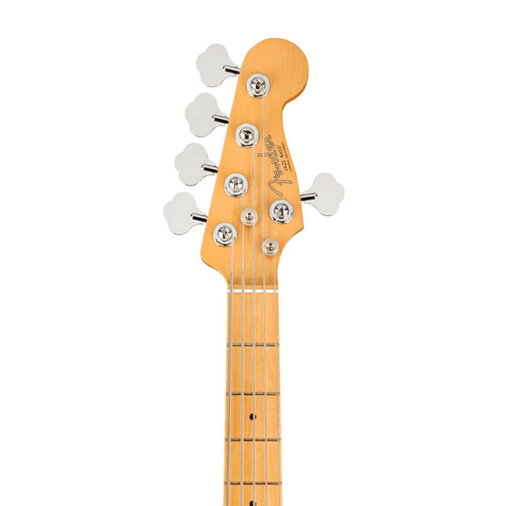Fender American Professional II 5-String Jazz Bass Electric Guitar, Maple FB, Roasted Pine