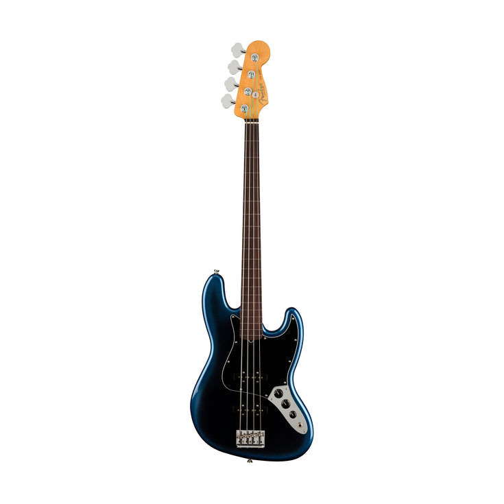 Fender American Professional II Fretless Jazz Bass Electric Guitar, RW FB, Dark Night |  FENDER |  BASS GUITAR |  Zoso Music