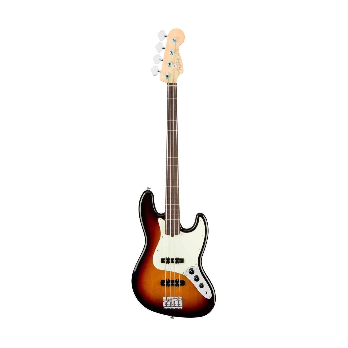 Fender American Professional Fretless Jazz Bass Guitar, Rosewood FB, 3-Tone Sunburst, FENDER, BASS GUITAR, fender-bass-guitar-f03-019-4100-700, ZOSO MUSIC SDN BHD