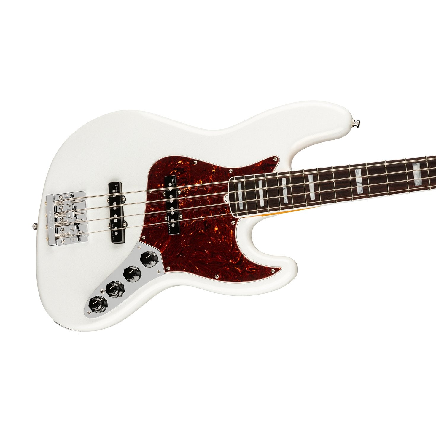 Fender American Ultra Jazz Bass Guitar, RW FB, Arctic Pearl, FENDER, BASS GUITAR, fender-bass-guitar-f03-019-9020-781, ZOSO MUSIC SDN BHD