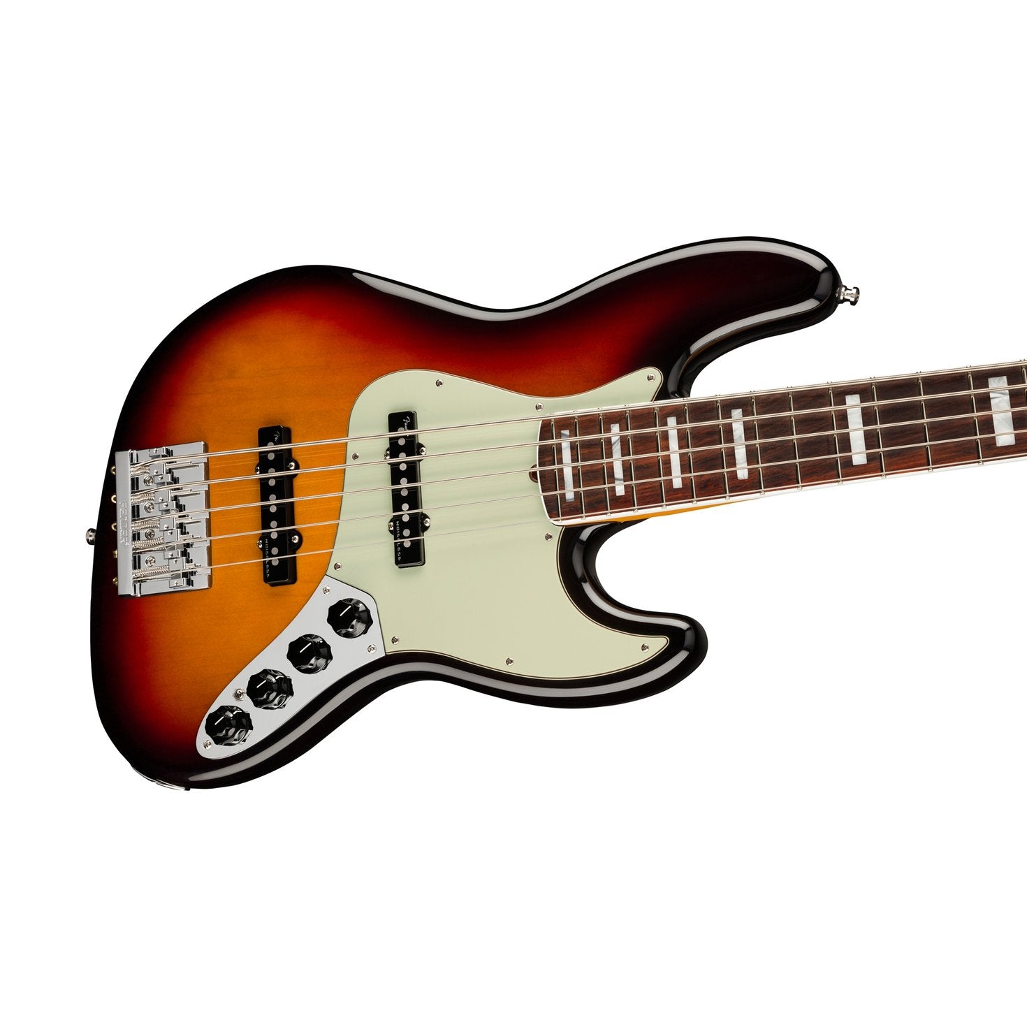 Fender American Ultra 5-String Jazz Bass Guitar, RW FB, Ultraburst, FENDER, BASS GUITAR, fender-bass-guitar-f03-019-9030-712, ZOSO MUSIC SDN BHD
