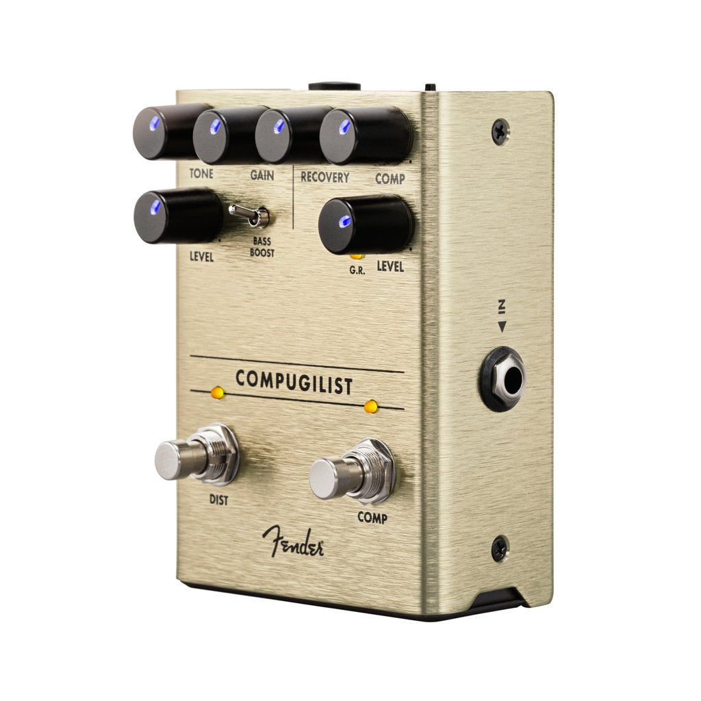 Fender Compugilist Compressor/Distortion Guitar Effects Pedal, FENDER, EFFECTS, fender-effects-f03-023-4551-000, ZOSO MUSIC SDN BHD