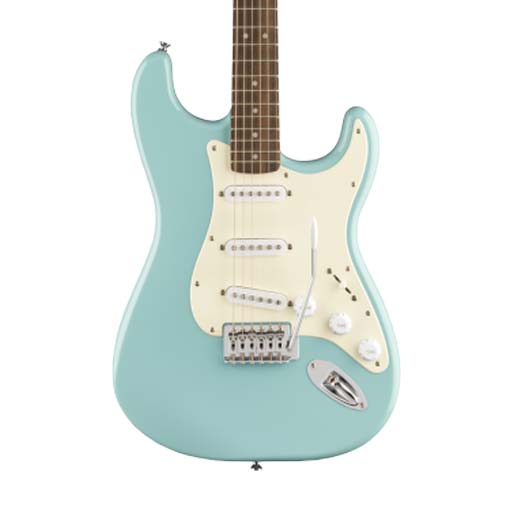 Squier Bullet Stratocaster Electric Guitar With Tremolo, Laurel Fb, Tropical Turquoise