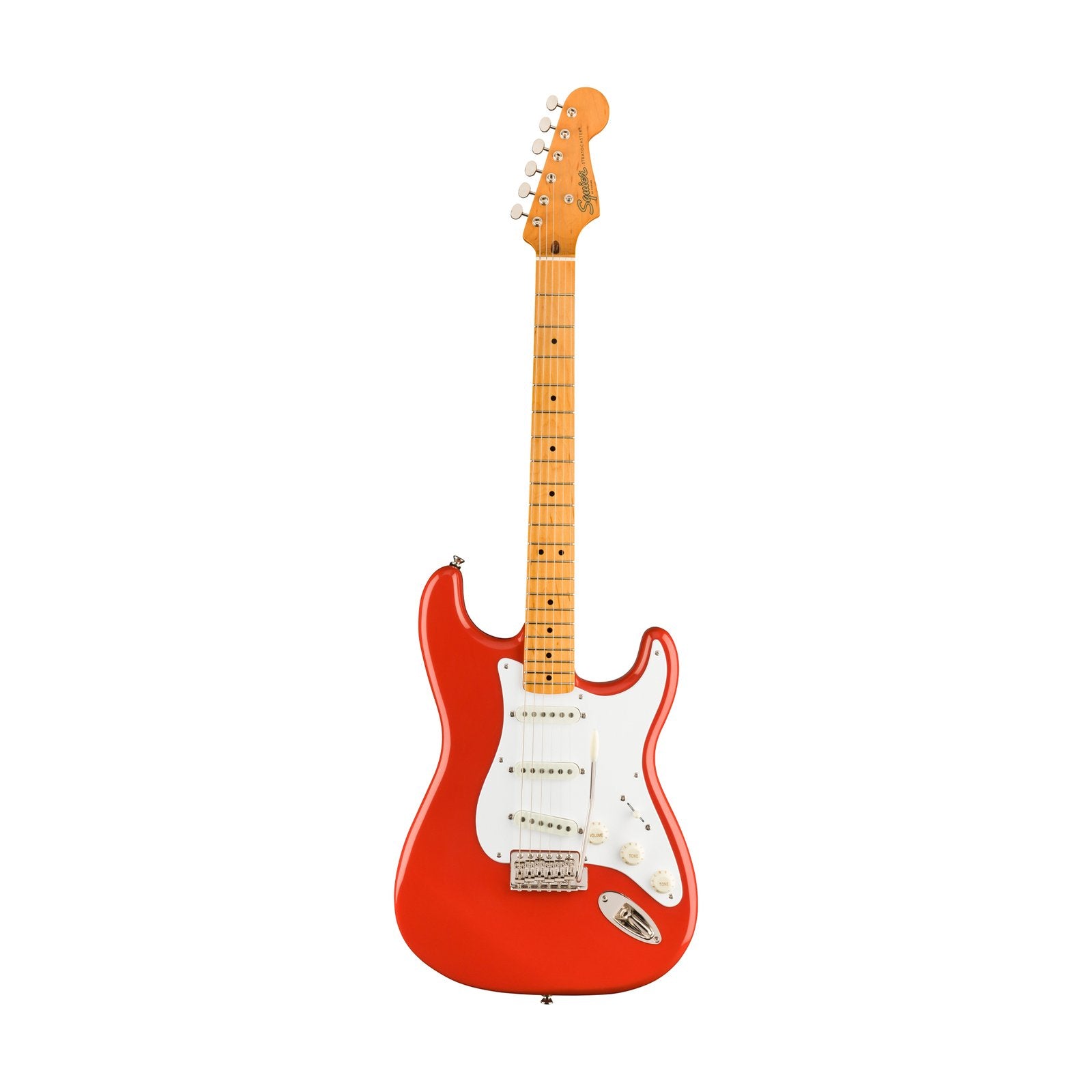 Squier Classic Vibe 50s Stratocaster Electric Guitar, Maple FB, Fiesta Red, SQUIER BY FENDER, ELECTRIC GUITAR, squier-by-fender-electric-guitar-037-4005-540, ZOSO MUSIC SDN BHD