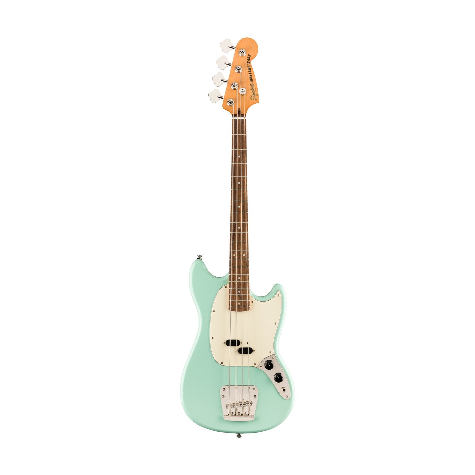 Squier Classic Vibe 60s Mustang Bass Guitar, Laurel FB, Seafoam Green, SQUIER BY FENDER, BASS GUITAR, squier-by-fender-bass-guitar-037-4570-557, ZOSO MUSIC SDN BHD