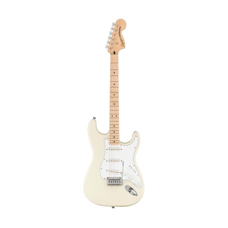 Squier Affinity Series Stratocaster Electric Guitar, Maple FB, Olympic White, SQUIER BY FENDER, ELECTRIC GUITAR, squier-electric-guitar-f03-037-8002-505, ZOSO MUSIC SDN BHD