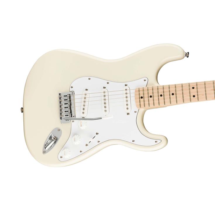 Squier Affinity Series Stratocaster Electric Guitar, Maple FB, Olympic White, SQUIER BY FENDER, ELECTRIC GUITAR, squier-electric-guitar-f03-037-8002-505, ZOSO MUSIC SDN BHD