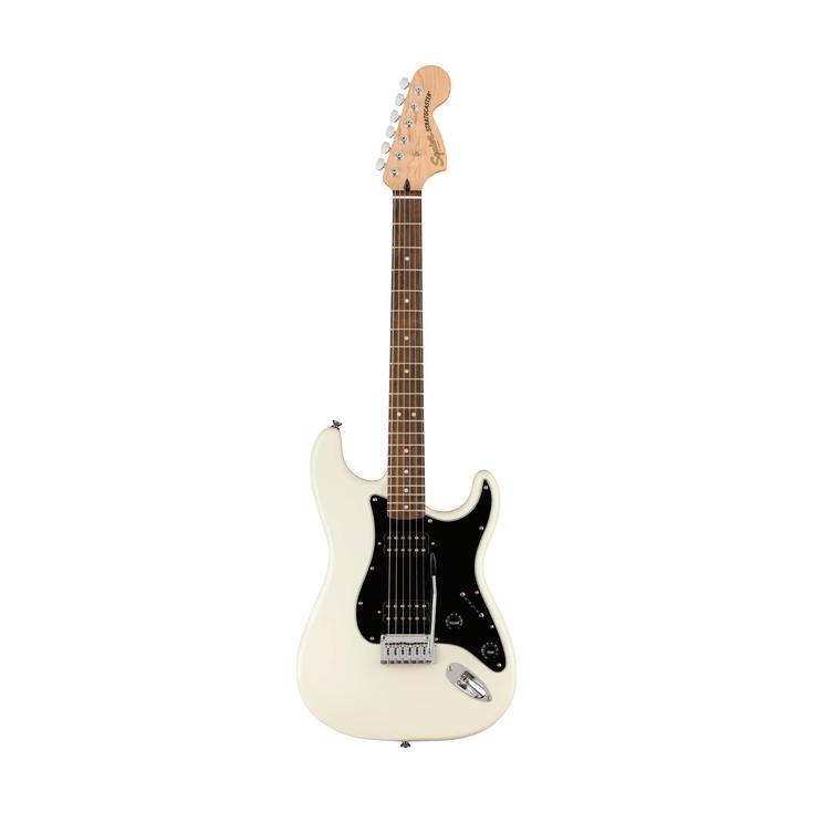 Squier Affinity Series HH Stratocaster Electric Guitar, Laurel FB, Olympic White, SQUIER BY FENDER, ELECTRIC GUITAR, squier-electric-guitar-f03-037-8051-505, ZOSO MUSIC SDN BHD