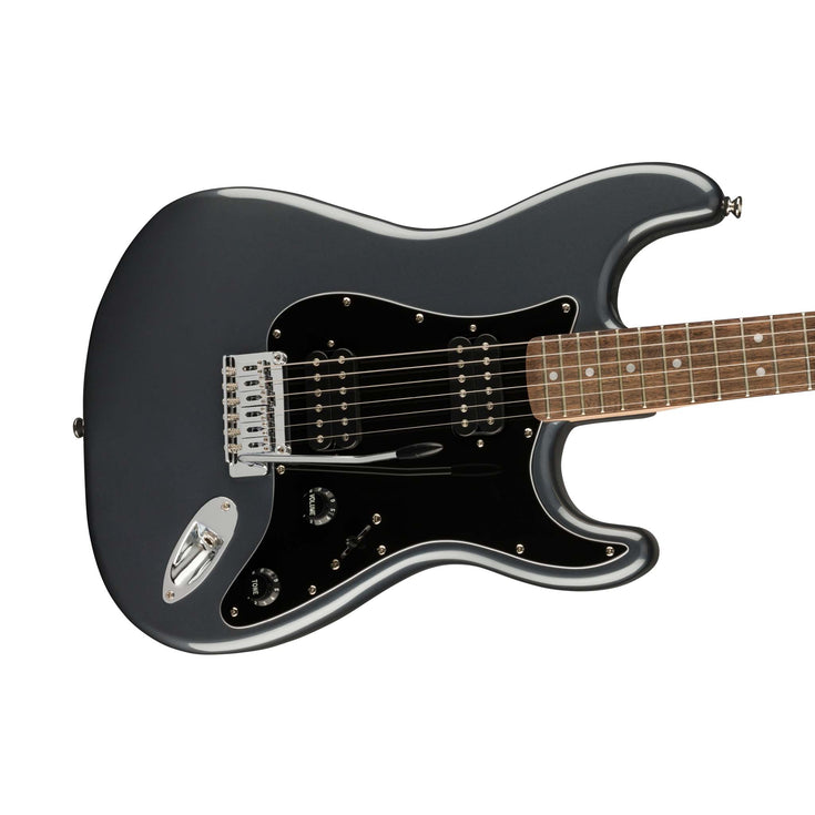 Squier Affinity Series Hh Stratocaster Electric Guitar, Laurel Fb, Charcoal Frost Metallic |  SQUIER BY FENDER |  ELECTRIC GUITAR |  Zoso Music