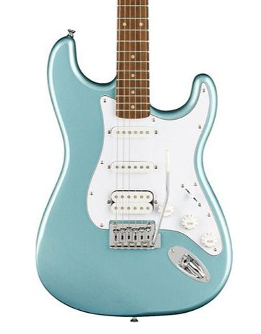 Squier Fsr Affinity Series HSS Stratocaster Electric Guitar, Laurel FB, Ice Blue Metallic