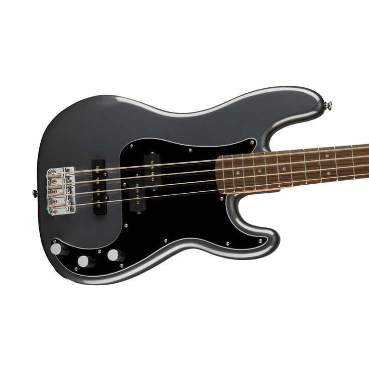 Squier Affinity Series Precision Pj Bass Guitar, Laurel Fb, Charcoal Frost Metallic |  SQUIER BY FENDER |  BASS GUITAR |  Zoso Music