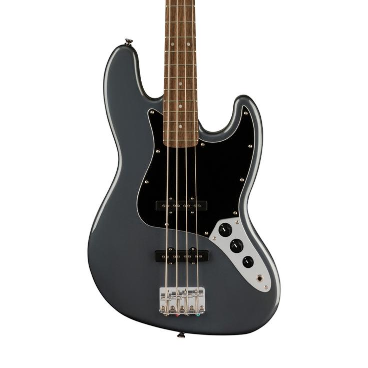 Squier Affinity Series Jazz Bass Guitar, Laurel FB, Charcoal Frost Metallic, SQUIER BY FENDER, BASS GUITAR, squier-bass-guitar-f03-037-8601-569, ZOSO MUSIC SDN BHD
