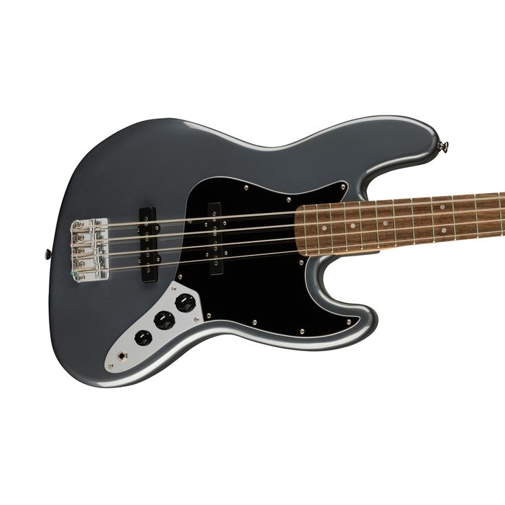 Squier Affinity Series Jazz Bass Guitar, Laurel FB, Charcoal Frost Metallic, SQUIER BY FENDER, BASS GUITAR, squier-bass-guitar-f03-037-8601-569, ZOSO MUSIC SDN BHD