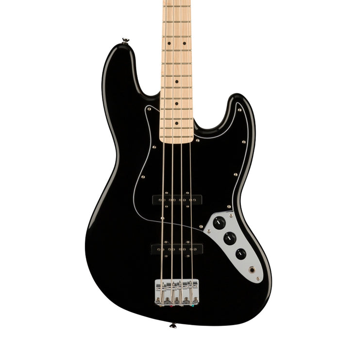 Squier Affinity Series Jazz Bass Guitar, Maple Fb, Black