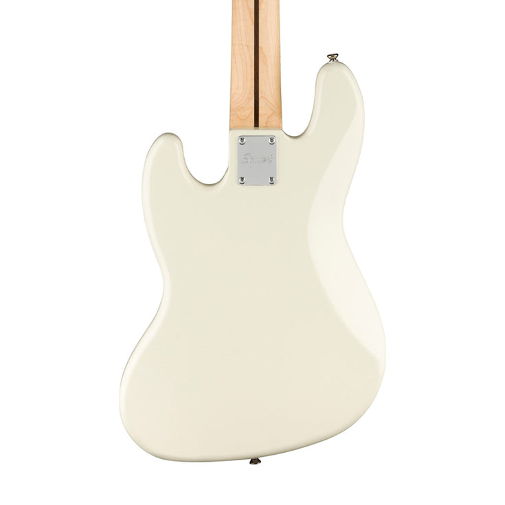 Squier Affinity Series Jazz Bass V 5-String Electric Bass Guitar, Maple FB, Olympic White |  SQUIER BY FENDER |  BASS GUITAR |  Zoso Music