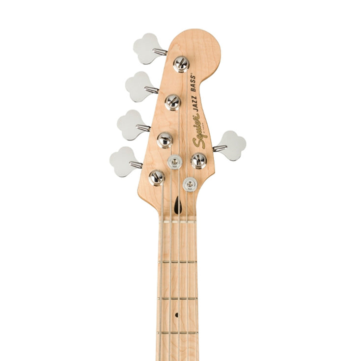 Squier Affinity Series Jazz Bass V 5-String Electric Bass Guitar, Maple FB, Olympic White |  SQUIER BY FENDER |  BASS GUITAR |  Zoso Music