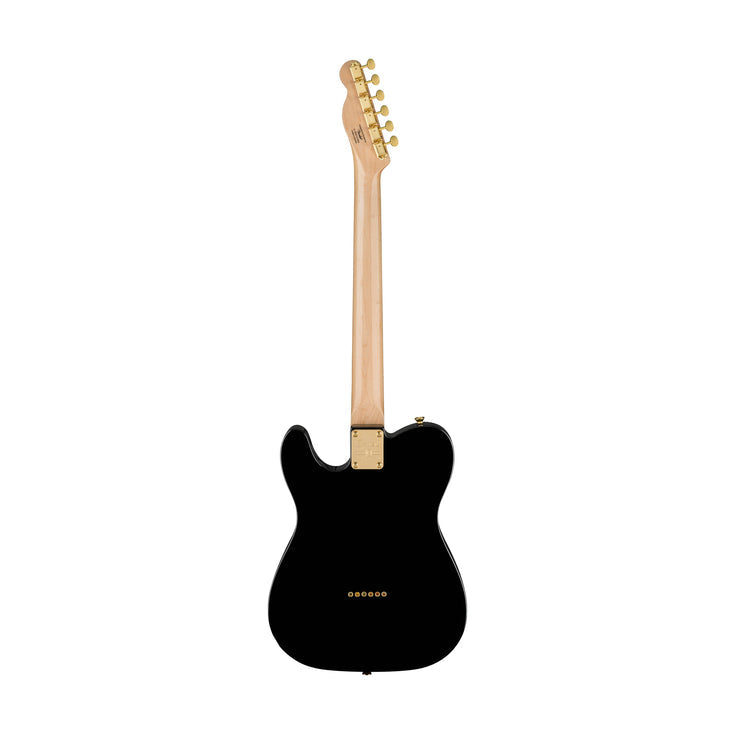 Squier 40th Anniversary Gold Edition Telecaster Electric Guitar, Black
