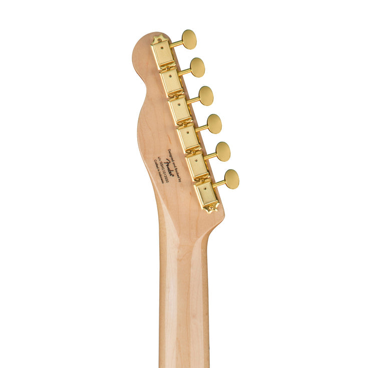 Squier 40th Anniversary Gold Edition Telecaster Electric Guitar, Black