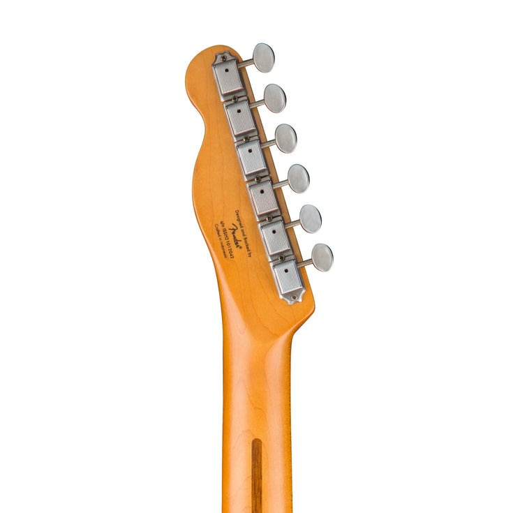 Squier 40th Anniversary Telecaster Vintage Edition Electric Guitar, Maple Fb, Satin Mocha