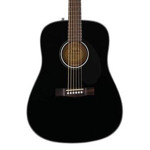 Fender CD-60S Dreadnought Acoustic Guitar, Walnut FB, Black, FENDER, ACOUSTIC GUITAR, fender-acoustic-guitar-f03-097-0110-006, ZOSO MUSIC SDN BHD