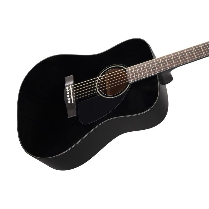 Fender CD-60 Dreadnought V3 Acoustic Guitar w/case, Walnut FB, Black, FENDER, ACOUSTIC GUITAR, fender-acoustic-guitar-f03-097-0110-206, ZOSO MUSIC SDN BHD