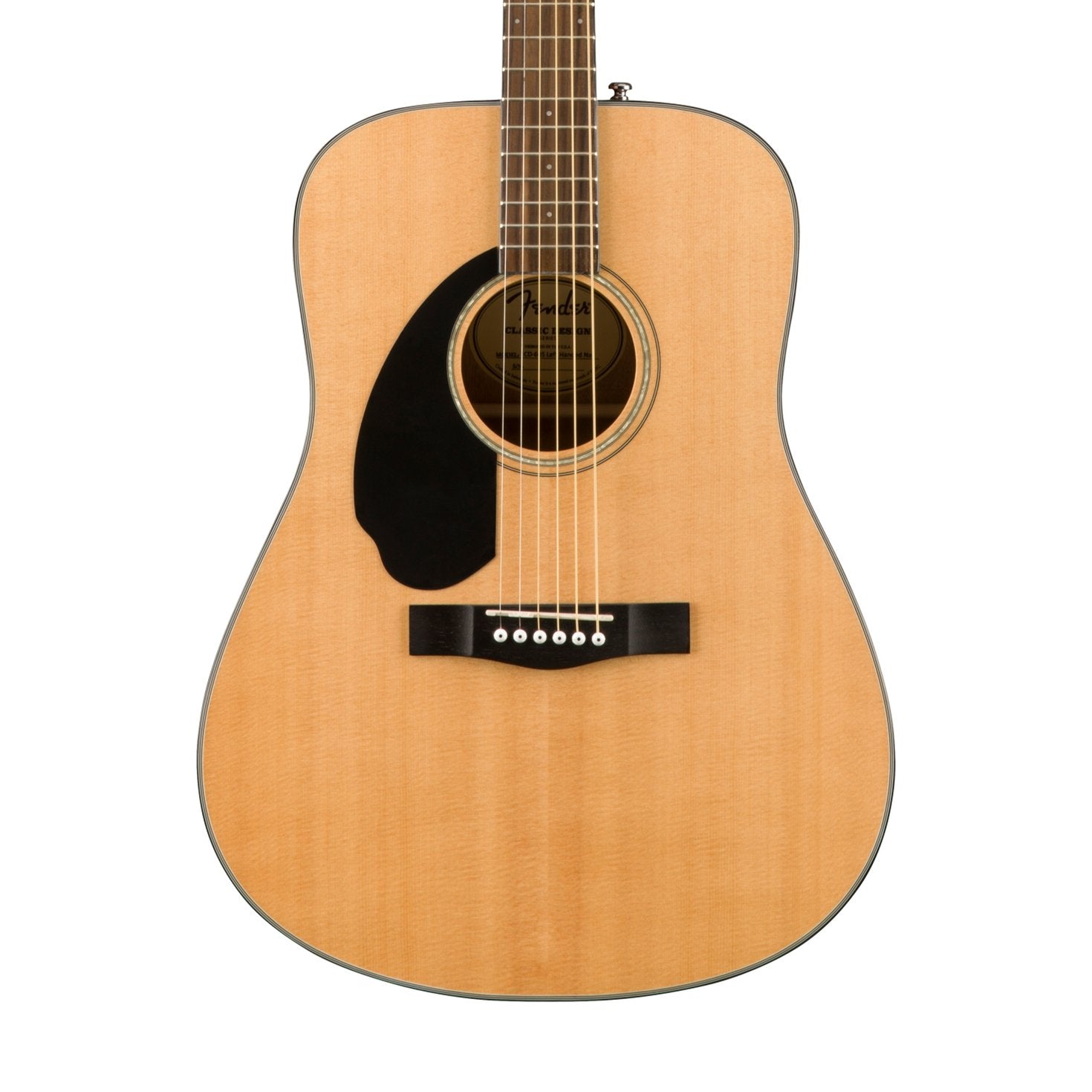 Fender CD-60S Dreadnought Left-Handed Acoustic Guitar, Walnut FB, Natural, FENDER, ACOUSTIC GUITAR, fender-acoustic-guitar-f03-097-0115-021, ZOSO MUSIC SDN BHD