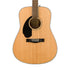 Fender CD-60S Dreadnought Left-Handed Acoustic Guitar, Walnut FB, Natural, FENDER, ACOUSTIC GUITAR, fender-acoustic-guitar-f03-097-0115-021, ZOSO MUSIC SDN BHD
