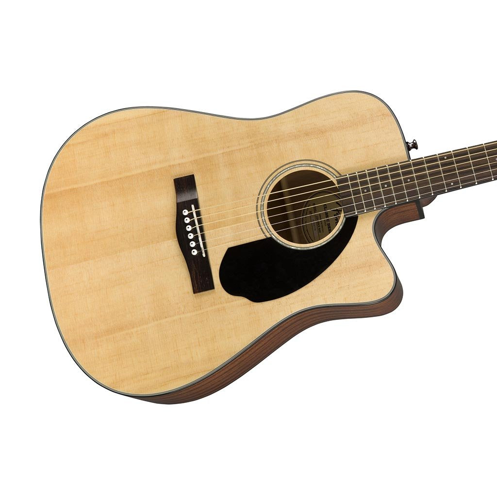 Fender CD-60SCE Dreadnought Left-Handed Acoustic Guitar, Walnut FB, Natural, FENDER, ACOUSTIC GUITAR, fender-acoustic-guitar-f03-097-0118-021, ZOSO MUSIC SDN BHD