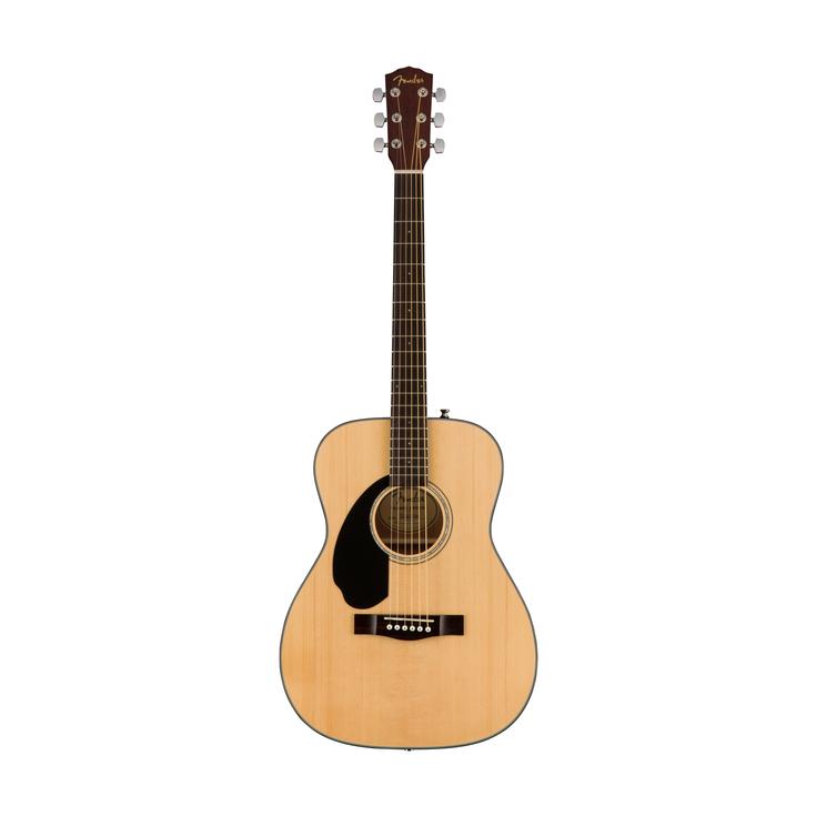 Fender CC-60S Concert Left-Handed Acoustic Guitar, Walnut FB, Natural, FENDER, ACOUSTIC GUITAR, fender-acoustic-guitar-f03-097-0155-021, ZOSO MUSIC SDN BHD