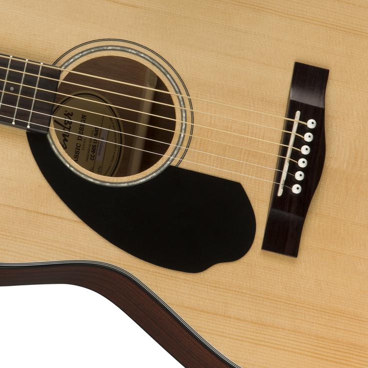 Fender CC-60S Concert Left-Handed Acoustic Guitar, Walnut FB, Natural, FENDER, ACOUSTIC GUITAR, fender-acoustic-guitar-f03-097-0155-021, ZOSO MUSIC SDN BHD