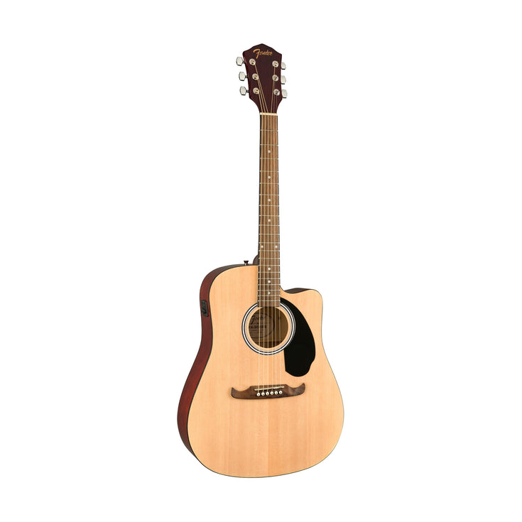 Fender FA-125CE Dreadnought Acoustic Guitar, Walnut FB, Natural |  FENDER |  ACOUSTIC GUITAR |  Zoso Music