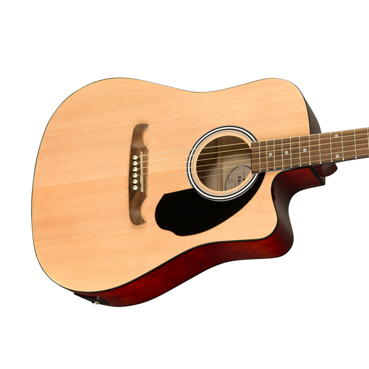 Fender FA-125CE Dreadnought Acoustic Guitar, Walnut FB, Natural |  FENDER |  ACOUSTIC GUITAR |  Zoso Music