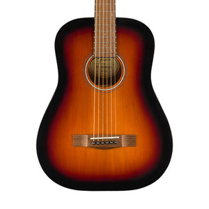 Fender Limited Edition FA-15 3/4 Size Steel String Acoustic Guitar w/ Gig Bag, Sunburst |  FENDER |  ACOUSTIC GUITAR |  Zoso Music