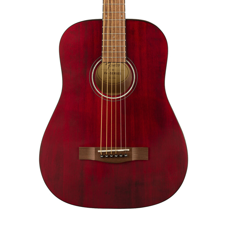 Fender Limited Edition FA-15 3/4 Size Steel String Acoustic Guitar w/ Gig Bag, Red |  FENDER |  ACOUSTIC GUITAR |  Zoso Music