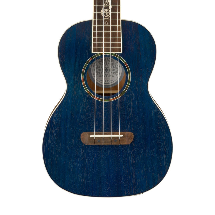 Fender Dhani Harrison Ukulele, Walnut FB, Sapphire Blue |  FENDER |  UKULELE |  Zoso Music