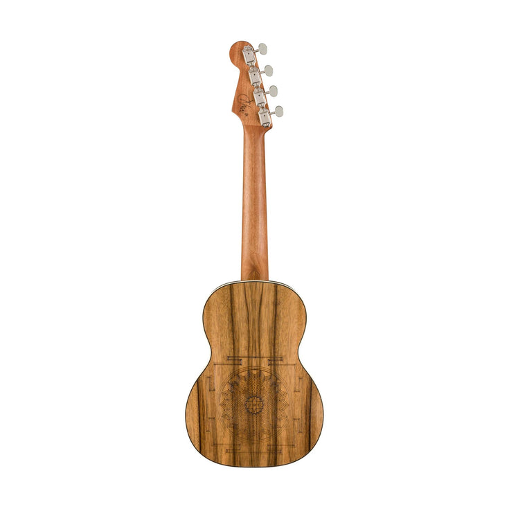 Fender Dhani Harrison Ukulele, Walnut FB, Turquoise |  FENDER |  UKULELE |  Zoso Music
