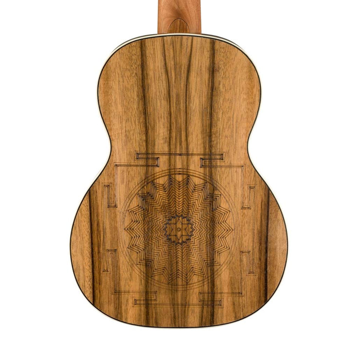Fender Dhani Harrison Ukulele, Walnut FB, Turquoise |  FENDER |  UKULELE |  Zoso Music