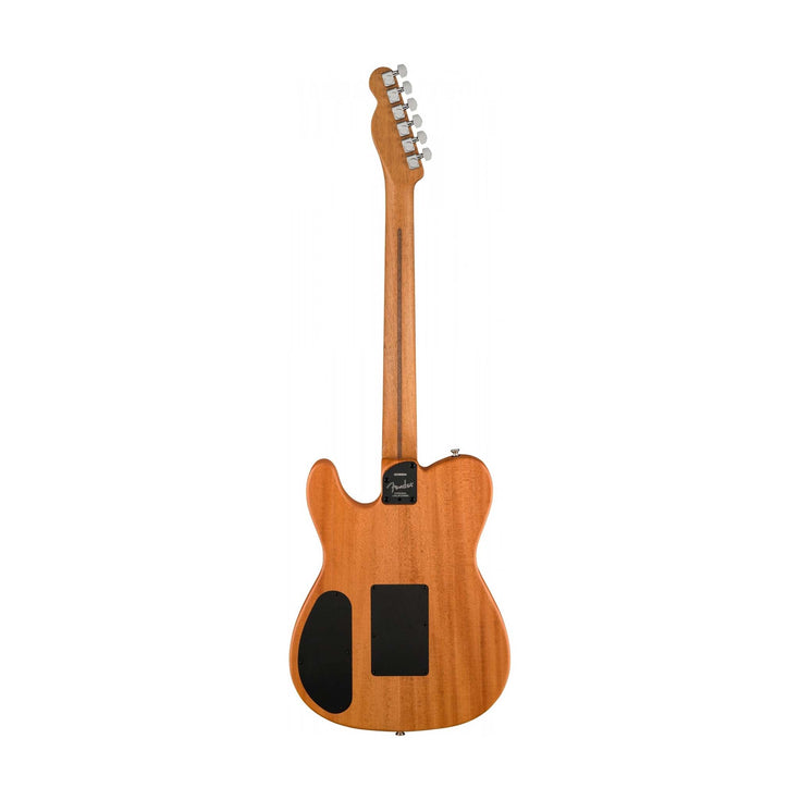 Fender FSR American Acoustasonic Telecaster Guitar w/Bag, Ebony FB, Black Paisley |  FENDER |  ACOUSTIC GUITAR |  Zoso Music