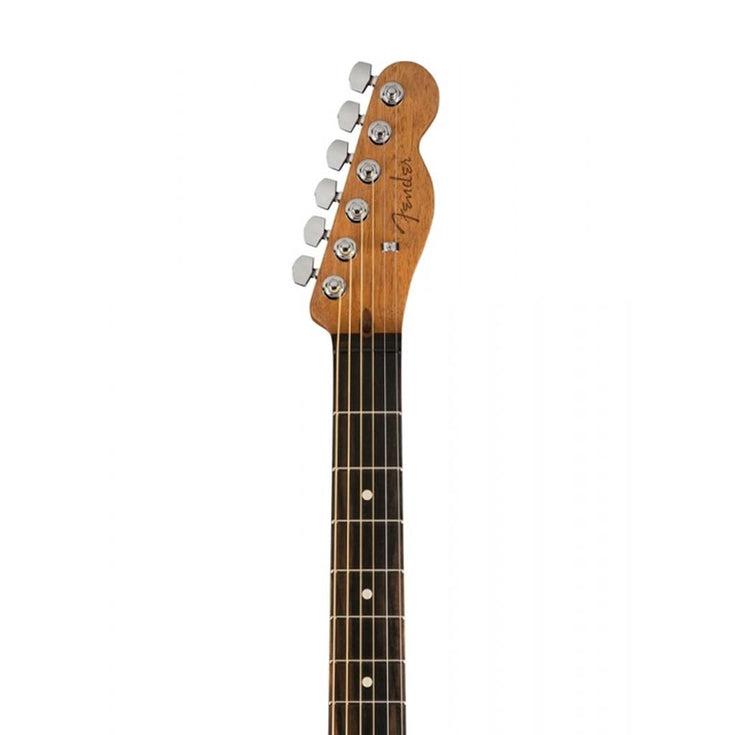 Fender FSR American Acoustasonic Telecaster Guitar w/Bag, Ebony FB, Black Paisley |  FENDER |  ACOUSTIC GUITAR |  Zoso Music