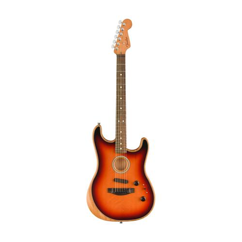 Fender American Acoustasonic Stratocaster Guitar w/Bag, 3-Color Sunburst, FENDER, ACOUSTIC GUITAR, fender-acoustic-guitar-f03-097-2023-200, ZOSO MUSIC SDN BHD