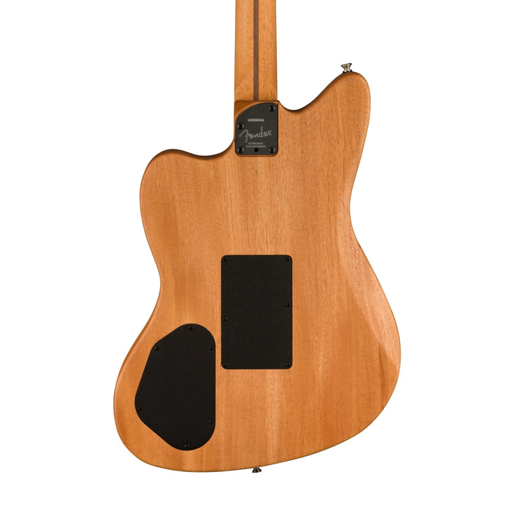 Fender American Acoustasonic Jazzmaster Acoustic Guitar w/bag, Ebony FB, Tobacco Sunburst |  FENDER |  ACOUSTIC GUITAR |  Zoso Music