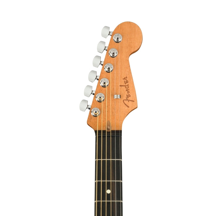 Fender American Acoustasonic Jazzmaster Acoustic Guitar w/bag, Ebony FB, Tobacco Sunburst |  FENDER |  ACOUSTIC GUITAR |  Zoso Music