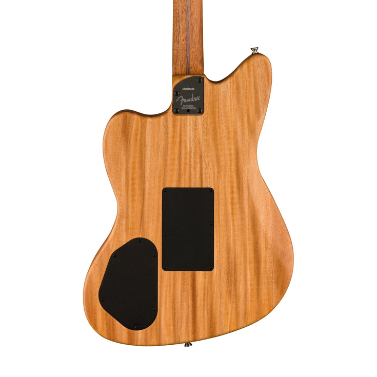 Fender American Acoustasonic Jazzmaster Acoustic Guitar w/bag, Ebony FB, Tungsten |  FENDER |  ACOUSTIC GUITAR |  Zoso Music