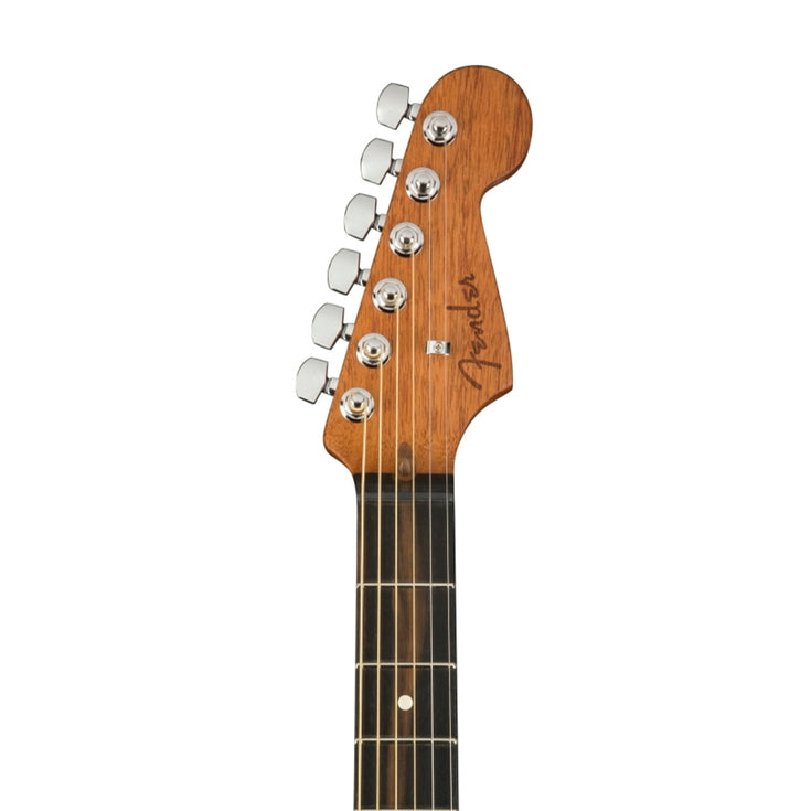 Fender American Acoustasonic Jazzmaster Acoustic Guitar w/bag, Ebony FB, Tungsten |  FENDER |  ACOUSTIC GUITAR |  Zoso Music