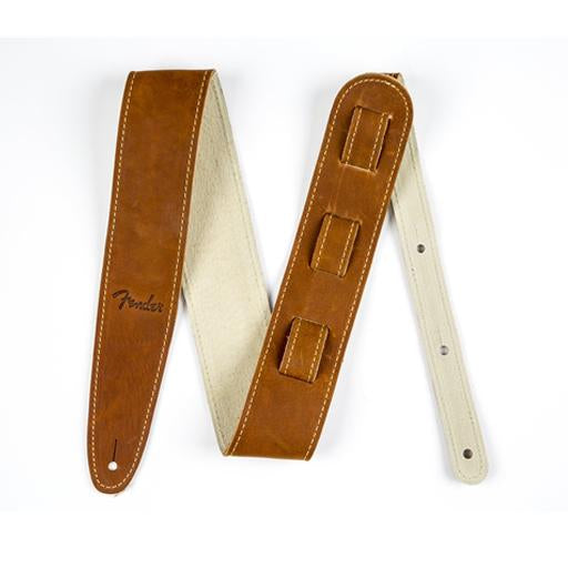 Fender Ball Glove Leather Guitar Strap, Brown, FENDER, STRAP, fender-straps-f03-099-0607-050, ZOSO MUSIC SDN BHD