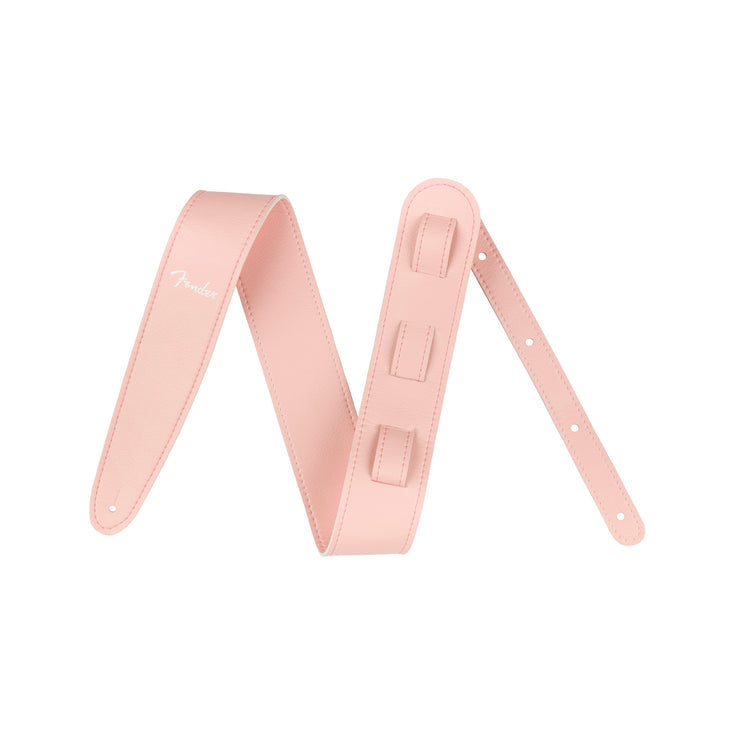 Fender Vegan Leather Guitar Strap, Shell Pink |  FENDER |  GUITAR & BASS ACCESSORIES |  Zoso Music