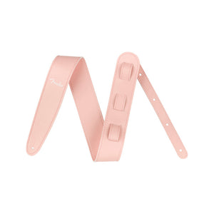 Fender Vegan Leather Guitar Strap, Shell Pink |  FENDER |  GUITAR & BASS ACCESSORIES |  Zoso Music