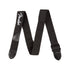 FENDER 2 INCH BLACK POLY STRAP - BLACK WITH WHITE FENDER LOGO |  FENDER |  STRAP |  Zoso Music