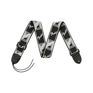 Fender 2 Inch Monogrammed Strap, Black/Light Grey/Dark Grey |  FENDER |  STRAP |  Zoso Music